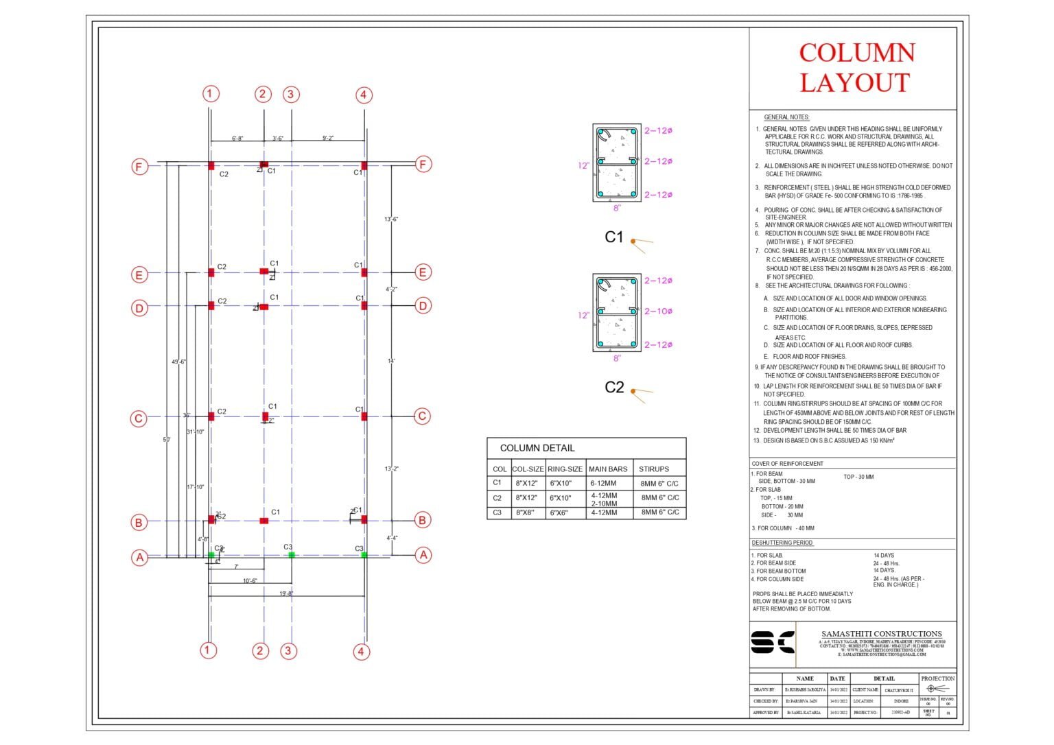 20x50 Villa Elevation Design | 1000 sq.ft. 2-Story Building Design