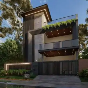 30 Feet by 50 Feet Front Elevation | 1500 Sq. Feet Home Front Elevation Design