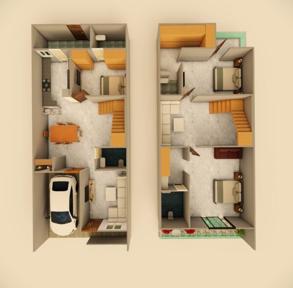 Explore 3D home floor plans