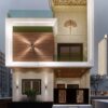 Exquisite 20x50 West-Facing Home Elevation Design by Skilled Architect