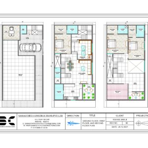 Floor Plan for 1800 sq. ft. Semi Commercial Building