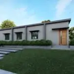 Single Floor 20x50 School Building Elevation Design