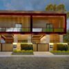 20x50 East Facing 3D Elevation Design For House