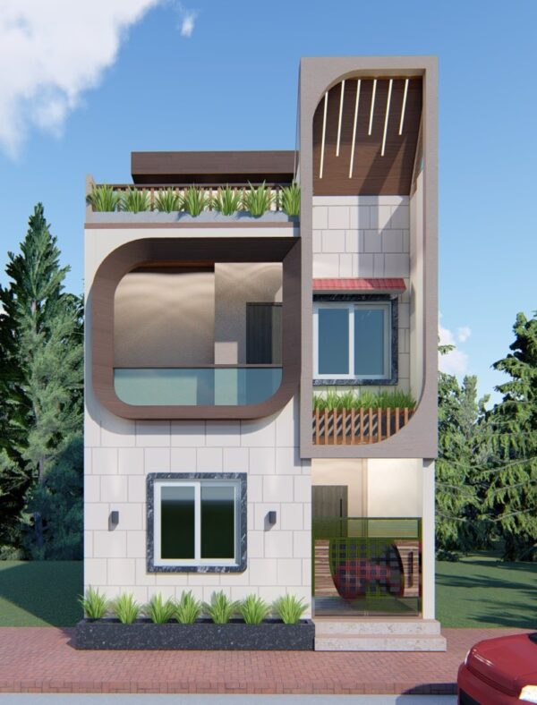 20x50 East Facing House Plan