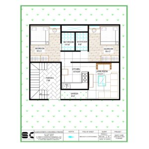 25x30 House Floor Plan Design