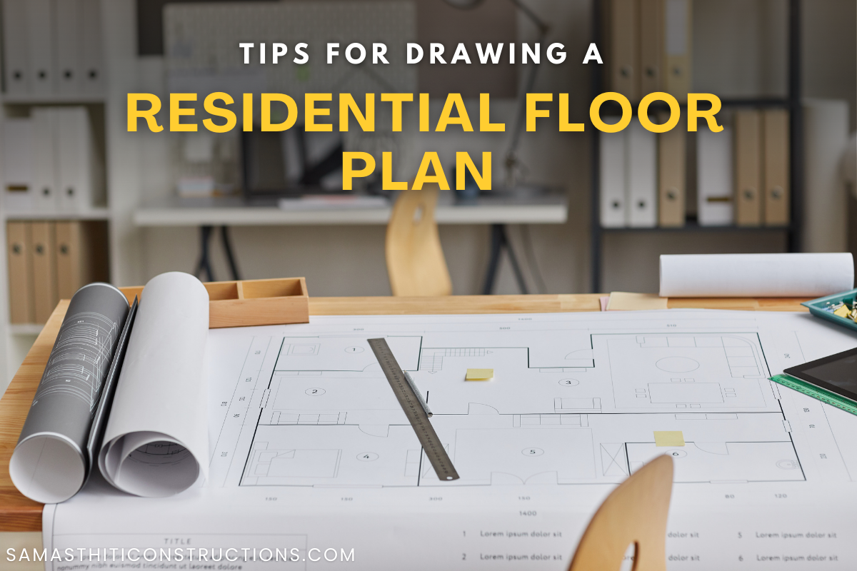 tips for drawing a floor plan