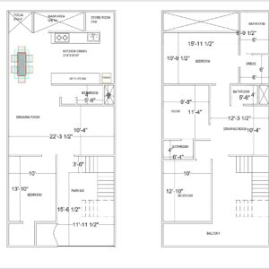 Introducing our 20x50 sq.ft. 2 floor plan home