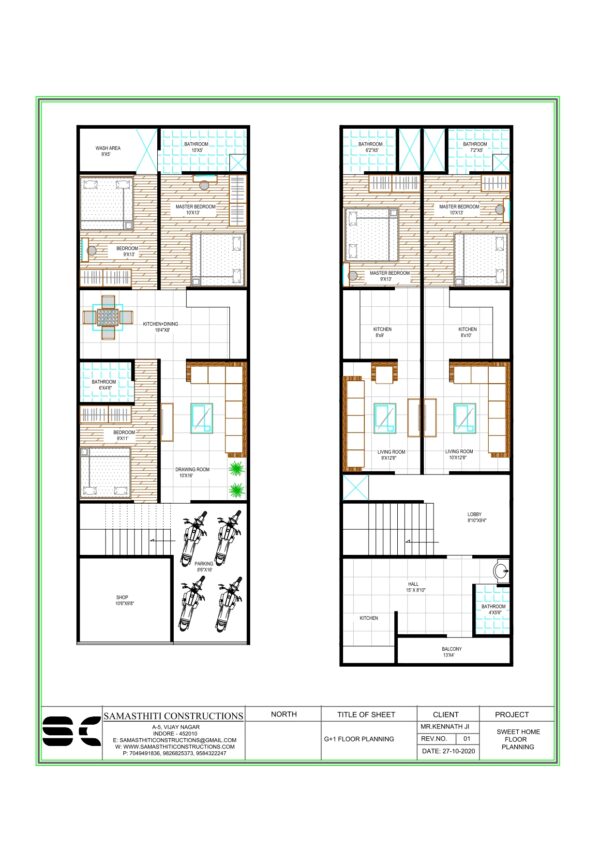 Introducing the 2 Floor Plan House in Indore