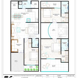 Explore the 3 Bedroom Floor Plan House in Indore