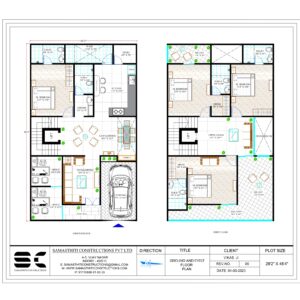 Luxury House Floor Plan Design of 48.3x29.2