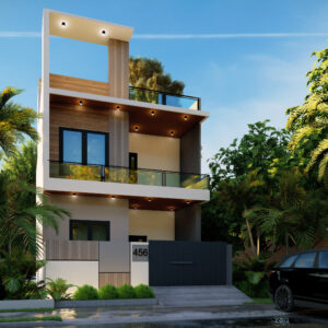 Elegance Normal House Front Elevation Designs