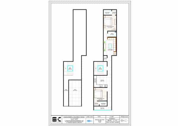 Beautifully Designed our 2BHK House Plan in Indore!