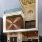 Simple Elegance Unveiled: Modern House Front Design in Indore