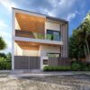 1500 square feet house design by samasthiti construction