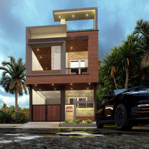 Elevate Your Space: Small Home Front Elevation Design in Indore
